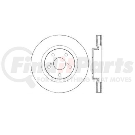 Bendix E12549151 Disc Brake Rotor Rotor
