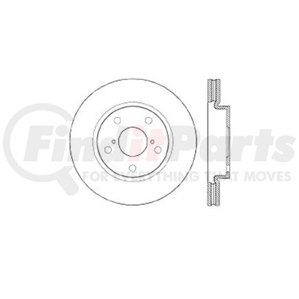 E12549152 by BENDIX - Disc Brake Rotor