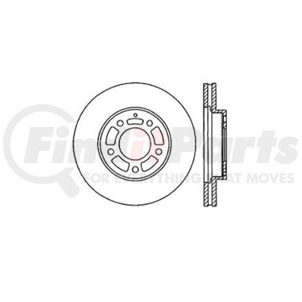 E12550058 by BENDIX - Disc Brake Rotor