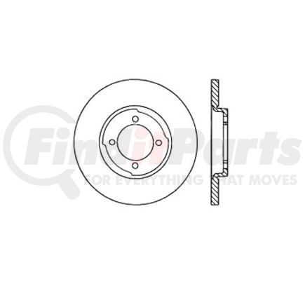 Bendix E12550021 Disc Brake Rotor Rotor