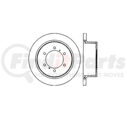 E12551046 by BENDIX - Disc Brake Rotor