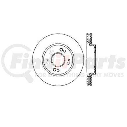 E12551071 by BENDIX - Disc Brake Rotor