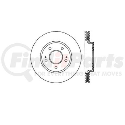 E12551066 by BENDIX - Disc Brake Rotor