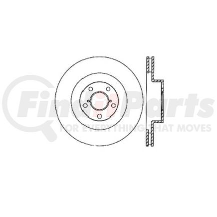 E12552023 by BENDIX - Disc Brake Rotor