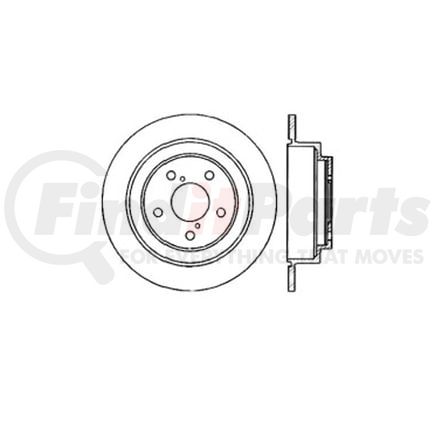 Bendix E12552016 Disc Brake Rotor Rotor