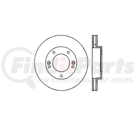 E12555013 by BENDIX - Rotor