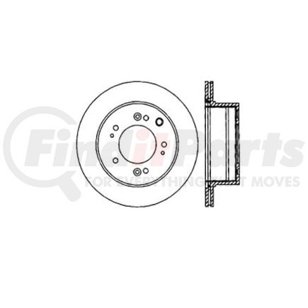 E12555014 by BENDIX - Disc Brake Rotor