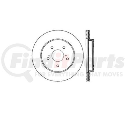 E12553016 by BENDIX - Disc Brake Rotor