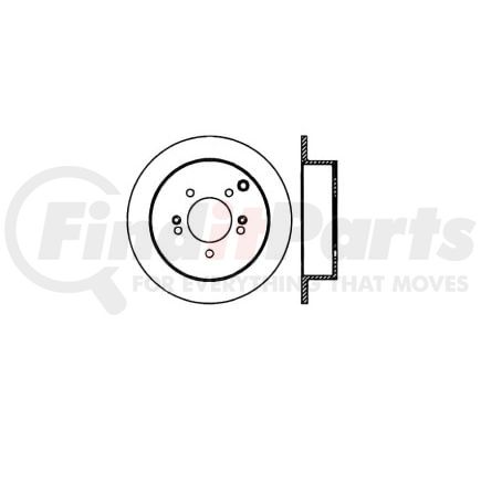 Bendix E12556017 Disc Brake Rotor Rotor