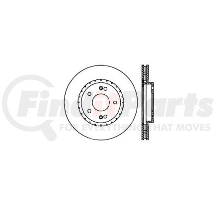 Bendix E12556018 Disc Brake Rotor Rotor