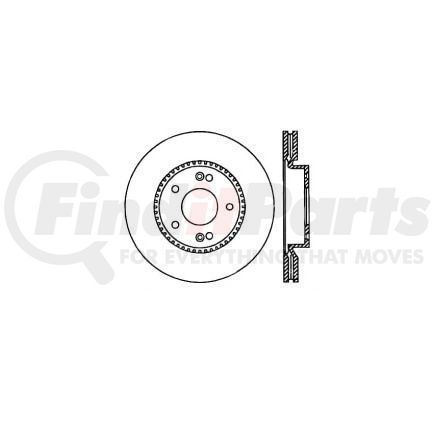E12556020 by BENDIX - Disc Brake Rotor