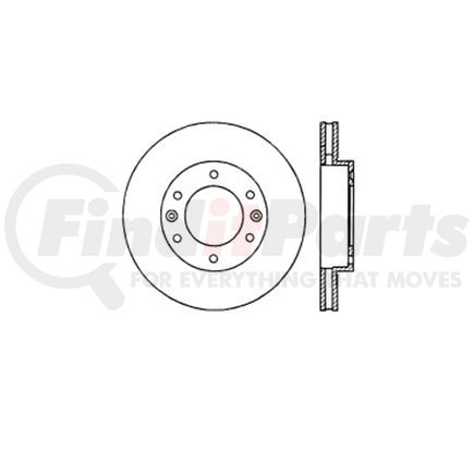 Bendix E12555022 Disc Brake Rotor Rotor