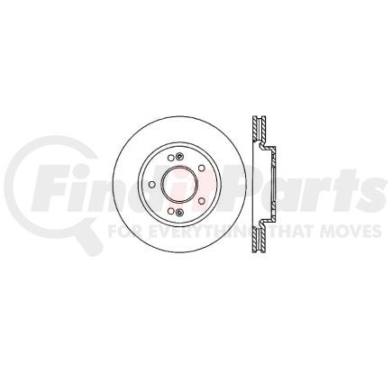 E12556014 by BENDIX - Disc Brake Rotor