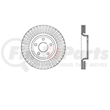 E12563013 by BENDIX - Disc Brake Rotor