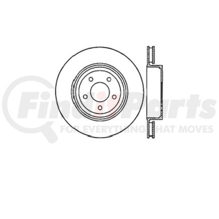 E12563008 by BENDIX - Disc Brake Rotor