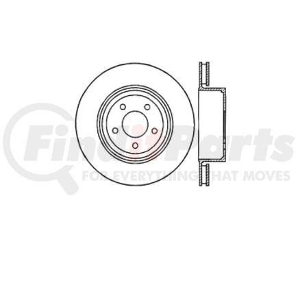 Bendix E12563009 Disc Brake Rotor Rotor