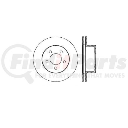 Bendix E12566034 Disc Brake Rotor Rotor