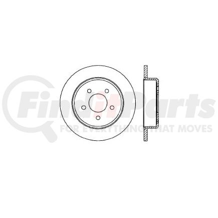 Bendix E12566037 Disc Brake Rotor Rotor