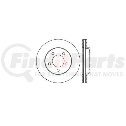 E12566038 by BENDIX - Disc Brake Rotor