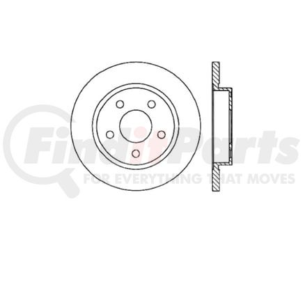 E12566044 by BENDIX - Disc Brake Rotor
