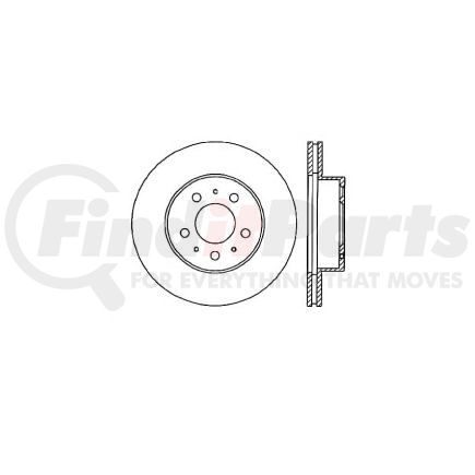 E12566052 by BENDIX - Disc Brake Rotor