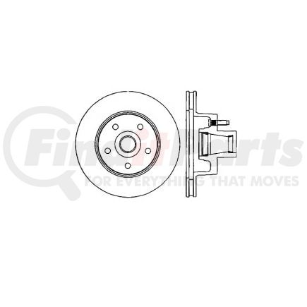 E12566022 by BENDIX - Disc Brake Rotor