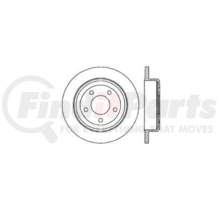 E12566057 by BENDIX - Disc Brake Rotor