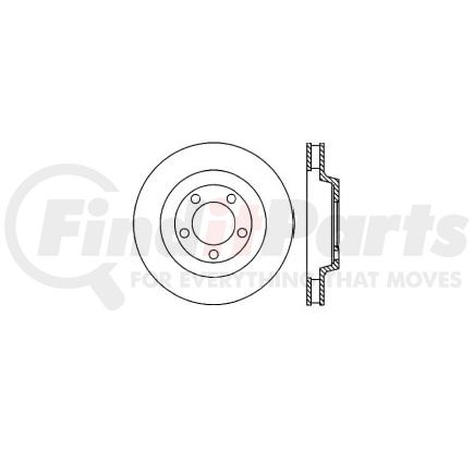 Bendix E12566063 Disc Brake Rotor Rotor