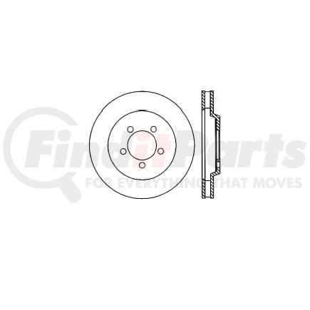 Bendix E12566064 Disc Brake Rotor Rotor