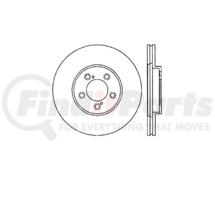 E12566054 by BENDIX - Disc Brake Rotor
