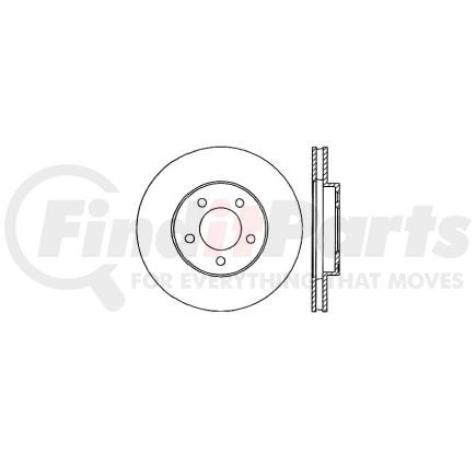 E12566056 by BENDIX - Disc Brake Rotor