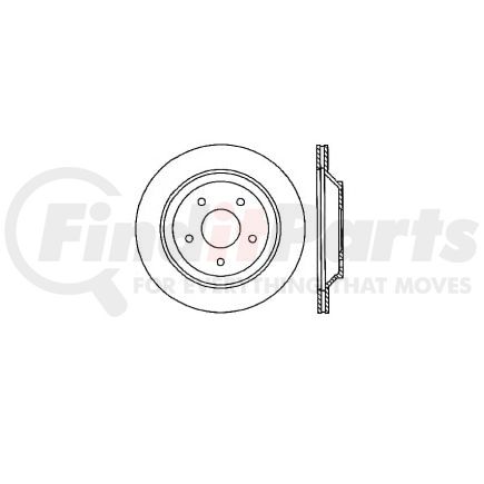 E12566084 by BENDIX - Disc Brake Rotor