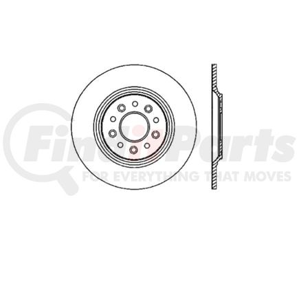 E12566086 by BENDIX - Disc Brake Rotor
