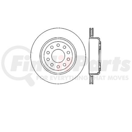 Bendix E12566080 Disc Brake Rotor Rotor
