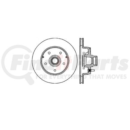 Bendix E12567040 Disc Brake Rotor Rotor