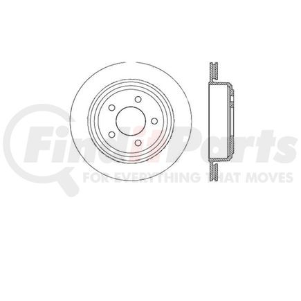 Bendix E12566100 Disc Brake Rotor Rotor