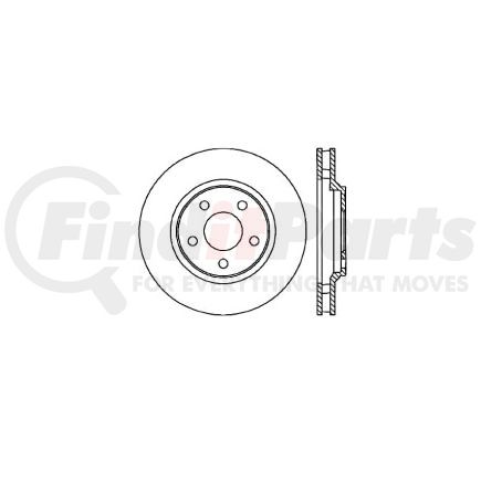 Bendix E12567060 Disc Brake Rotor Rotor