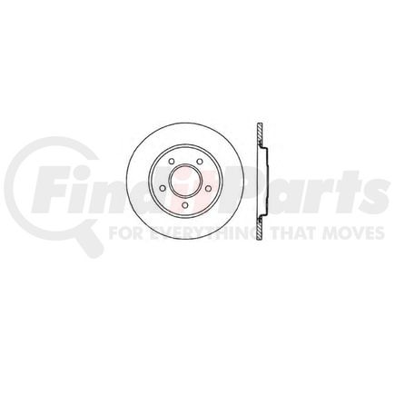E12567056 by BENDIX - Disc Brake Rotor