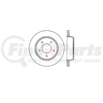 Bendix E12567058 Disc Brake Rotor Rotor