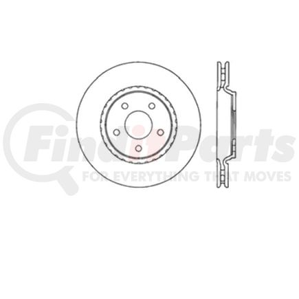 Bendix E12567083 Disc Brake Rotor Rotor