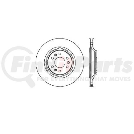 Bendix E12567087 Disc Brake Rotor Rotor