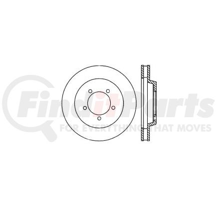 Bendix E12567071 Disc Brake Rotor Rotor