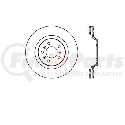 Bendix E12567104 Disc Brake Rotor Rotor
