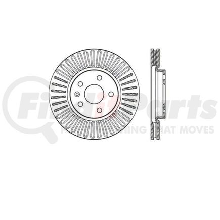 E12567125 by BENDIX - Disc Brake Rotor