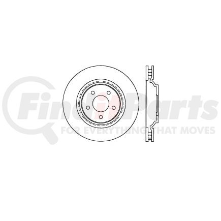 E12567092 by BENDIX - Disc Brake Rotor