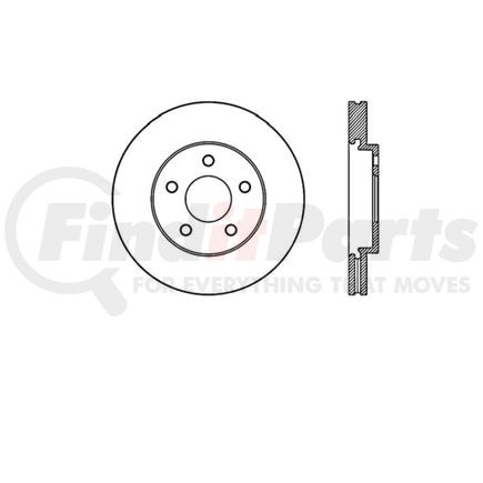 E12567100 by BENDIX - Disc Brake Rotor