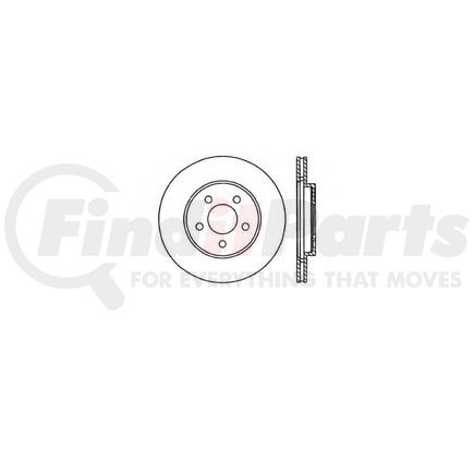 E12568044 by BENDIX - Disc Brake Rotor
