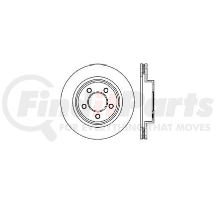 Bendix E12568050 Disc Brake Rotor Rotor