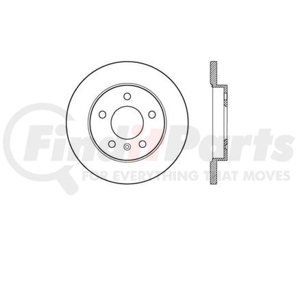 E12567134 by BENDIX - Disc Brake Rotor