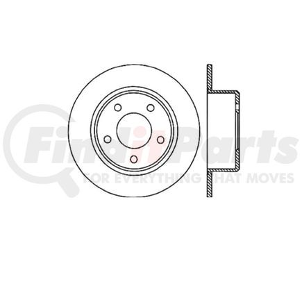 E12568065 by BENDIX - Disc Brake Rotor